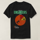 Een engineers attent maken op grappige engineering t-shirt (Design voorkant)