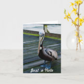 Een enkel Kaart van /Note van de Nota (Gele Bloem)