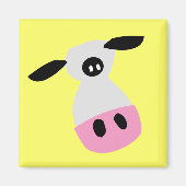 Een enkel Koe Magneet (Voorkant)