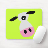 Een enkel Koe Muismat (Met muis)