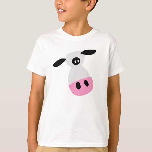 Een enkel Koe T-shirt (Voorkant)