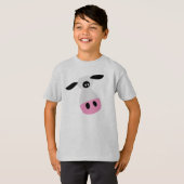 Een enkel Koe T-shirt (Voorkant volledig)