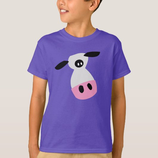Een enkel Koe T-shirt (Voorkant)
