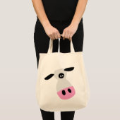 Een enkel Koe Tote Bag (Voorkant (product))