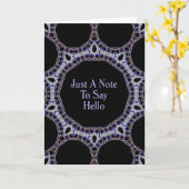 Een enkel Nota om Hallo te zeggen Kaart (Gele Bloem)