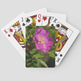 Een enkel vrij Roos Pokerkaarten