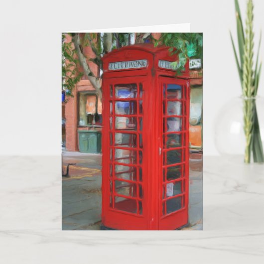 Een enkel Wenskaart van het Hallo Kaart (Voorkant)