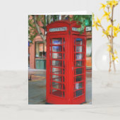 Een enkel Wenskaart van het Hallo Kaart (Gele Bloem)