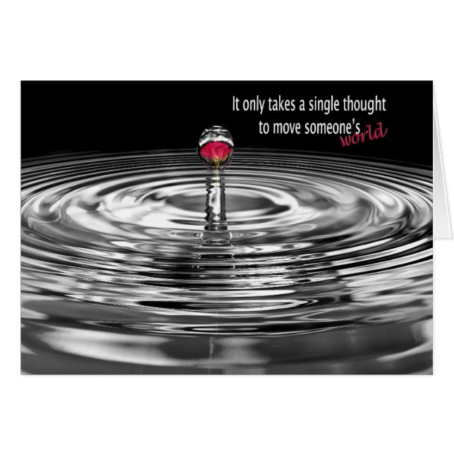 Een enkele druppel (Voorkant Horizontaal)