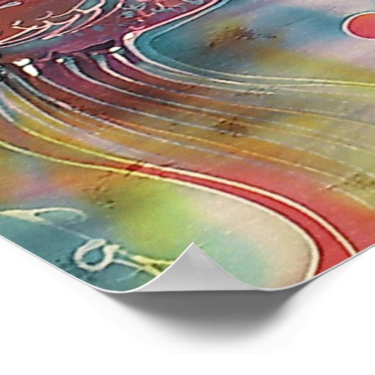 Een enkele kolibrie poster (Hoek)