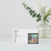 Een enkele kolibrie visitekaartje (Staand voorkant)