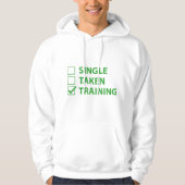Eén enkele overgenomen training hoodie (Voorkant)