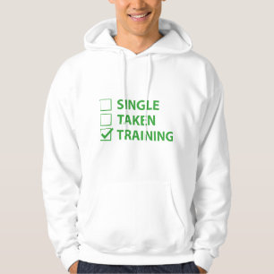 Eén enkele overgenomen training hoodie
