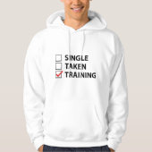 Eén enkele overgenomen training hoodie (Voorkant)