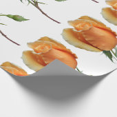 Een enkele roos gesneden cadeaupapier (Hoek)