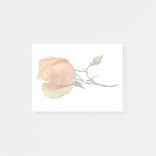 Een enkele roos gesneden       post-it® notes (Voorkant)