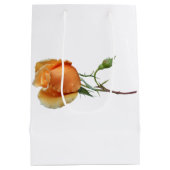 Een enkele roos stek medium cadeauzakje (Achterkant)