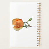 Een enkele roos stek     planner (Achterkant)