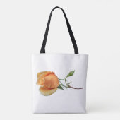 Een enkele roos stek tote bag (Achterkant)