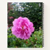Een Enkele Roze Bloem Notitieboek (Achterkant)