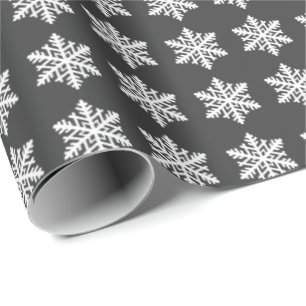 Een enkele sneeuwvlok cadeaupapier