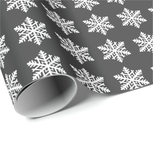 Een enkele sneeuwvlok cadeaupapier (Rol Hoek)