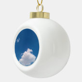 Een enkele wolk keramische bal ornament (Rechts)