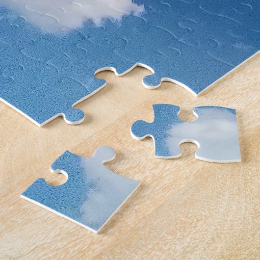 Een enkele wolk legpuzzel (Zijkant)