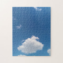 Een enkele wolk legpuzzel