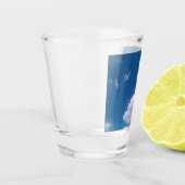 Een enkele wolk shot glas (Links)