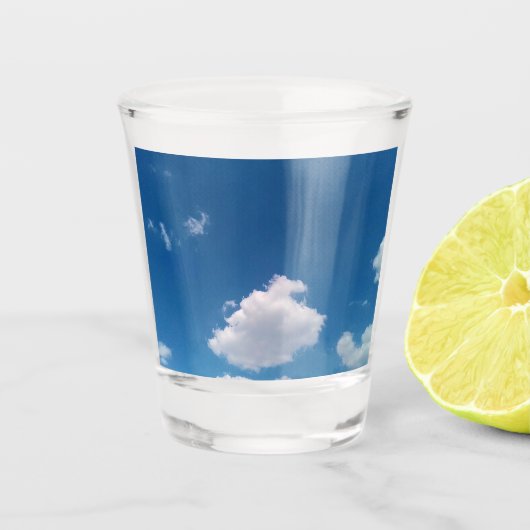 Een enkele wolk shot glas (Voorkant)