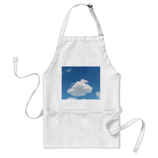 Een enkele wolk standaard schort (Voorkant)