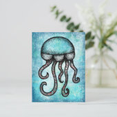 Een enorm kwallen-Briefkaart Briefkaart (Staand voorkant)