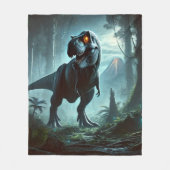 Een enorme Tyrannosaurus rex Fleece Deken (Voorkant)