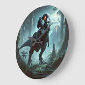 Een enorme Tyrannosaurus rex Grote Klok (Hoek)