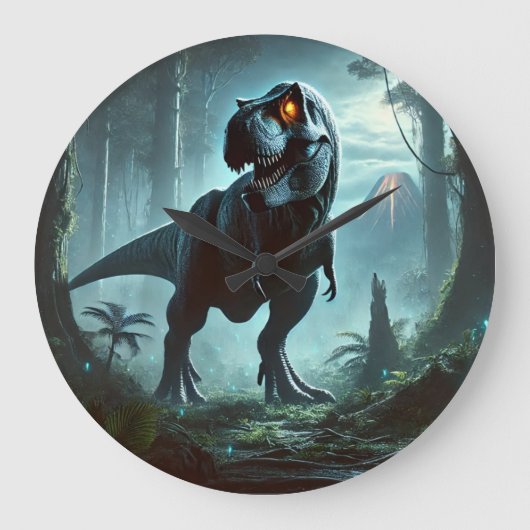 Een enorme Tyrannosaurus rex Grote Klok (Voorkant)