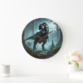 Een enorme Tyrannosaurus rex Grote Klok (Huis)