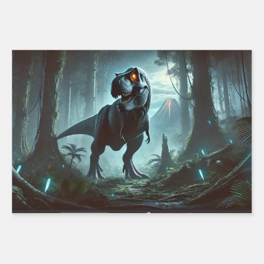 Een enorme Tyrannosaurus rex Inpakpapier Vel (Voorkant 3)