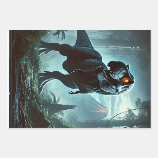 Een enorme Tyrannosaurus rex Inpakpapier Vel (Voorkant 2)