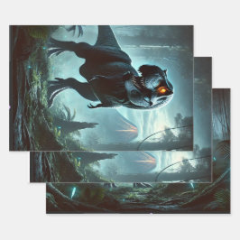 Een enorme Tyrannosaurus rex Inpakpapier Vel