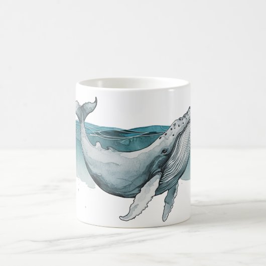 Een enorme walvis koffiemok (Center)