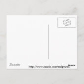 ÉÉN Ephesiaans 4:4-6 BIBLE SCHRIPTURE Briefkaart (Achterkant)