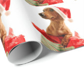 Een erg doxie kerst cadeaupapier (Rol Hoek)