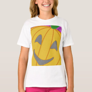 Een Erg Gelukkig Moderne Pompoen T-Shirt