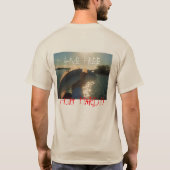 Een erg rode_flag, Live Free, Fish Hard! T-shirt (Achterkant)
