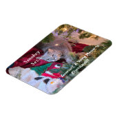 EEN ERG ROKERIGE KERST MAGNEET (Linkerzijde)
