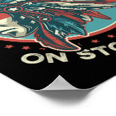 Een ervan is illegaal op gestolen land Anti Trump  Poster (Hoek)