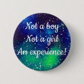 Een ervaring!  melkwegidentiteit ronde button 5,7 cm (Voorkant)