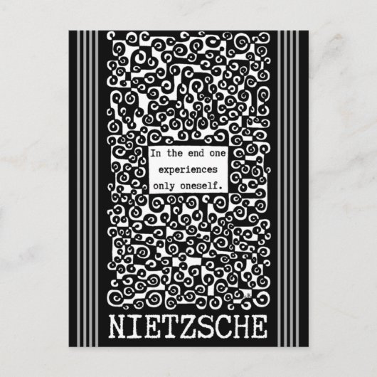 Eén ERVARINGEN die alleen op zichzelf worden genoe Briefkaart (Voorkant)