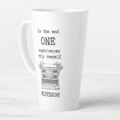 Eén ERVARINGEN die alleen op zichzelf worden genoe Latte Mok (Linkerhoek)